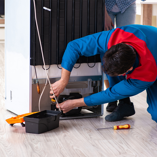 how long does it usually take to repair a refrigerator in Knob Lick